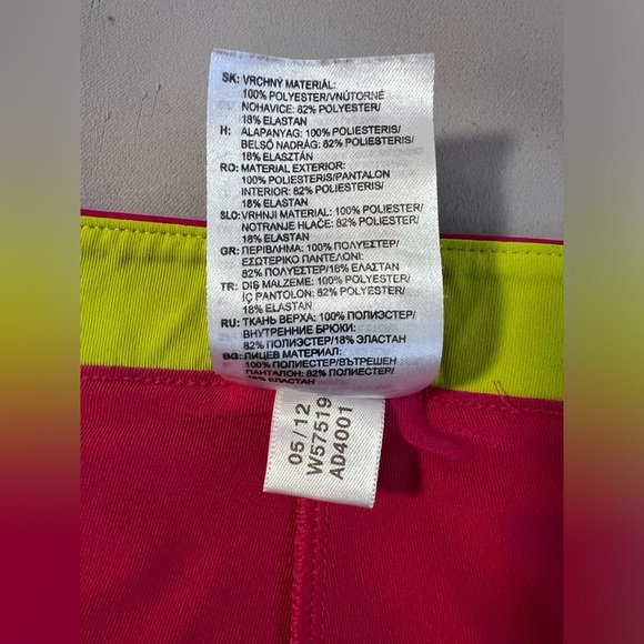 ADIDAS TENNIS SKIRT attached Pink SHORTS Tenis Skort  Misses Sz Small - Picture 10 of 13